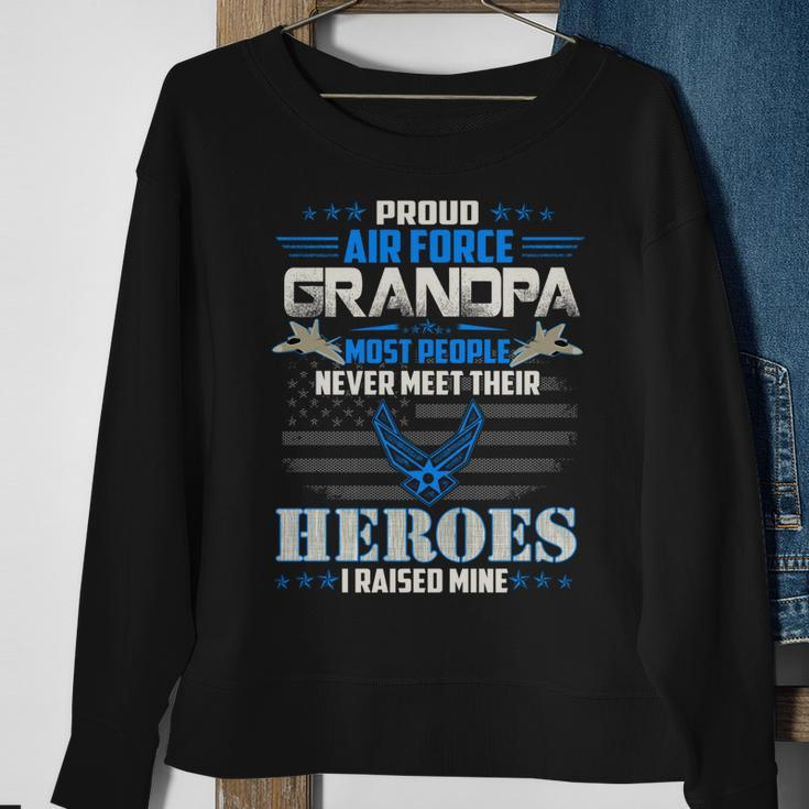 Proud Air Force Grandpa Gift Usair Force Veterans Day Sweatshirt Gifts for Old Women