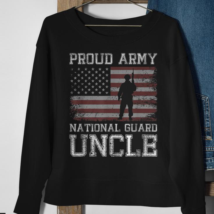 Proud Army National Guard Uncle Us Military Gift Gift For Mens Sweatshirt Gifts for Old Women