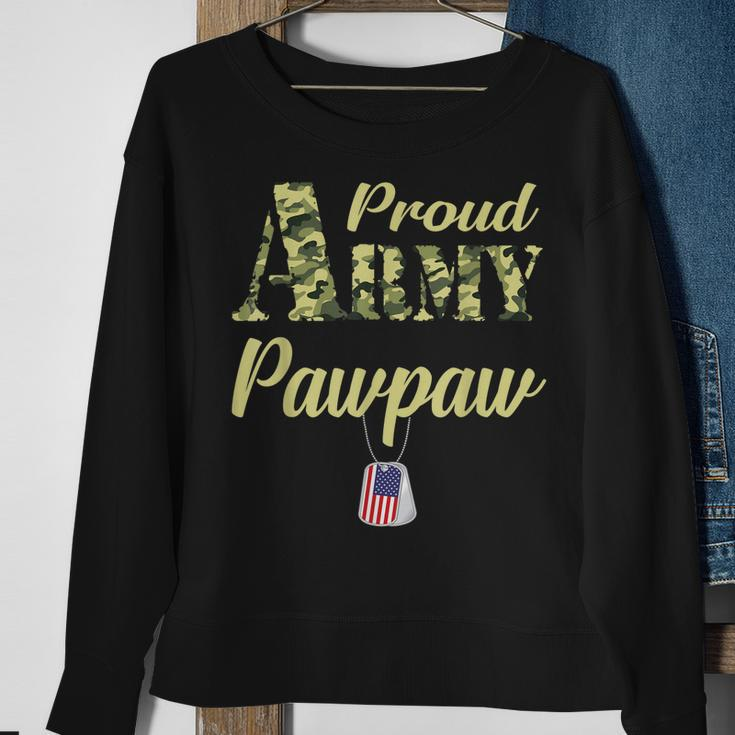 Proud Army Pawpaw Military Pride Gift For Mens Sweatshirt Gifts for Old Women