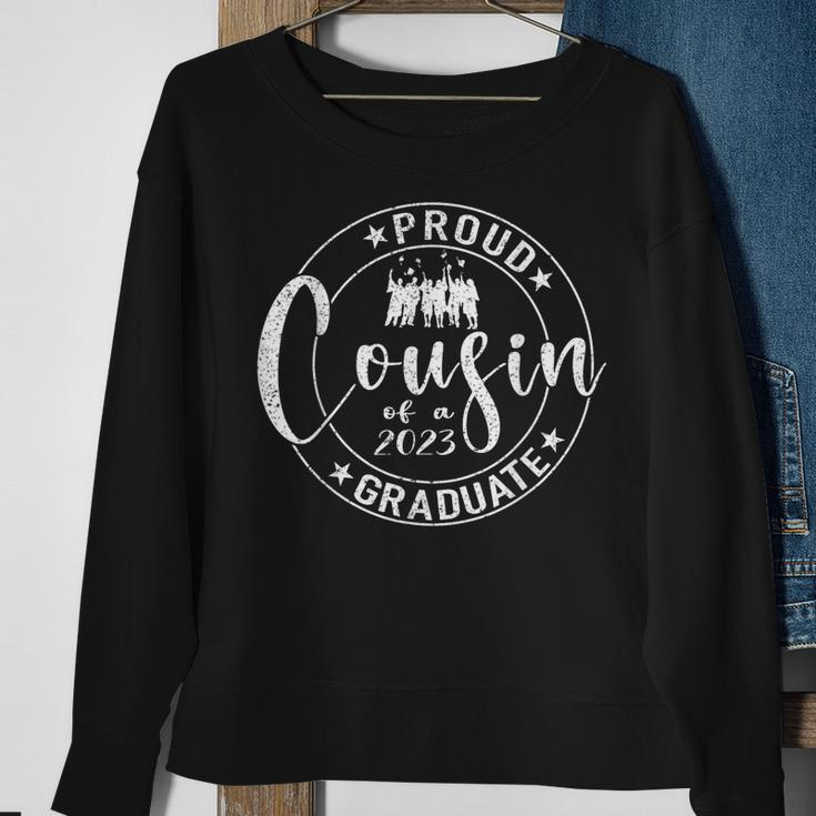 Proud Cousin Of A 2023 Graduate Vintage Graduation Family Sweatshirt Gifts for Old Women