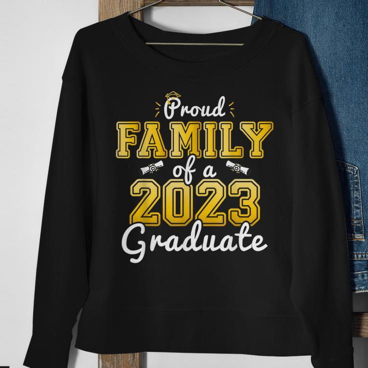 Proud Family Of A 2023 Graduate Senior 23 Graduation Sweatshirt Gifts for Old Women