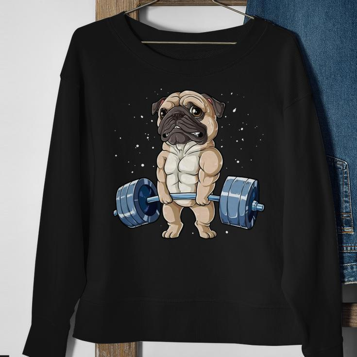 Pug Weightlifting - Mens Standard Sweatshirt Gifts for Old Women