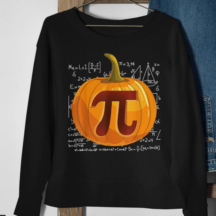 Pumpkin Pie Math Halloween Thanksgiving Pi Day Sweatshirt Gifts for Old Women