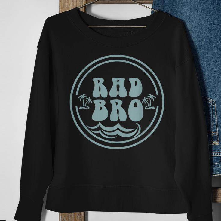 Rad Brother Surf Matching Birthday The Big One 1St Birthday Sweatshirt Gifts for Old Women