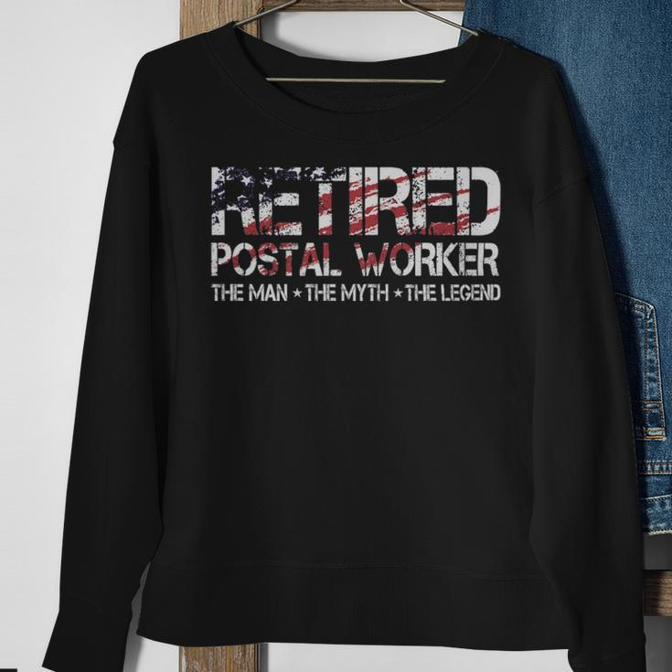Retired Postal Worker The Man The Myth The Legend - Retired Postal Worker The Man The Myth The Legend Sweatshirt Gifts for Old Women