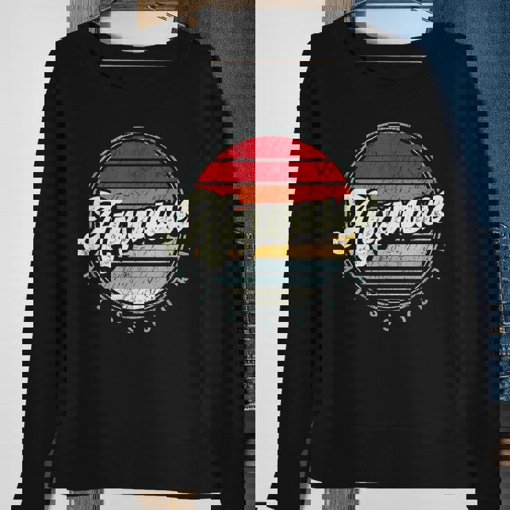 Retro Auxvasse Home State Cool 70S Style Sunset Sweatshirt Gifts for Old Women
