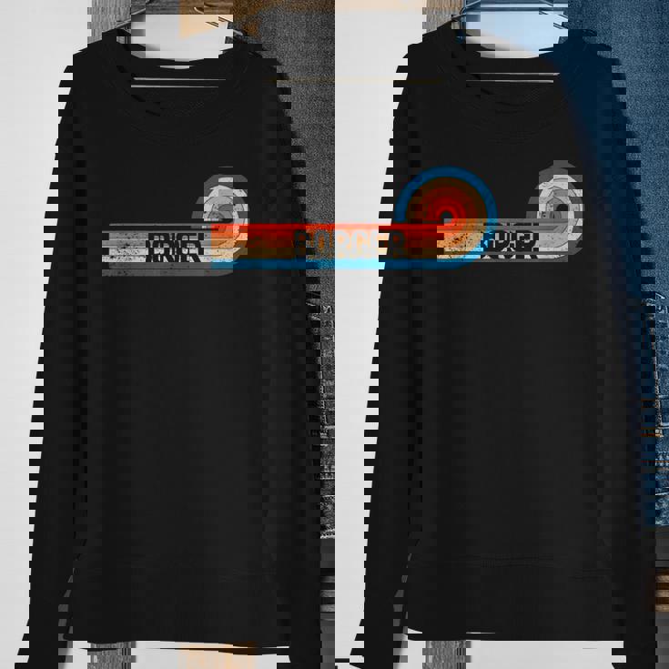 Retro Borger Vintage City Borger Sweatshirt Gifts for Old Women