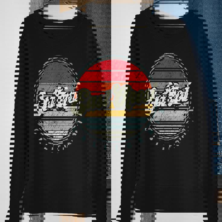 Retro East Orosi Home State Cool 70S Style Sunset Sweatshirt Gifts for Old Women