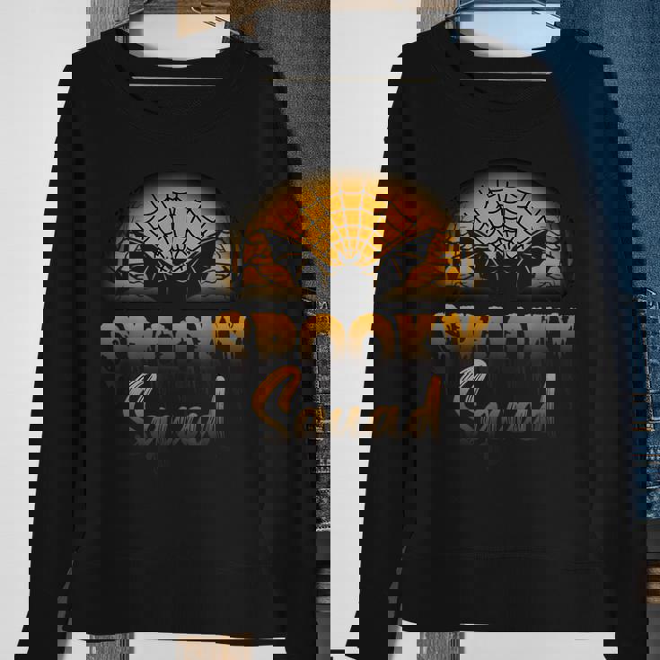 Retro Halloween Costume Scary Spooky Horror Spooky Squad Halloween Costume Sweatshirt Gifts for Old Women