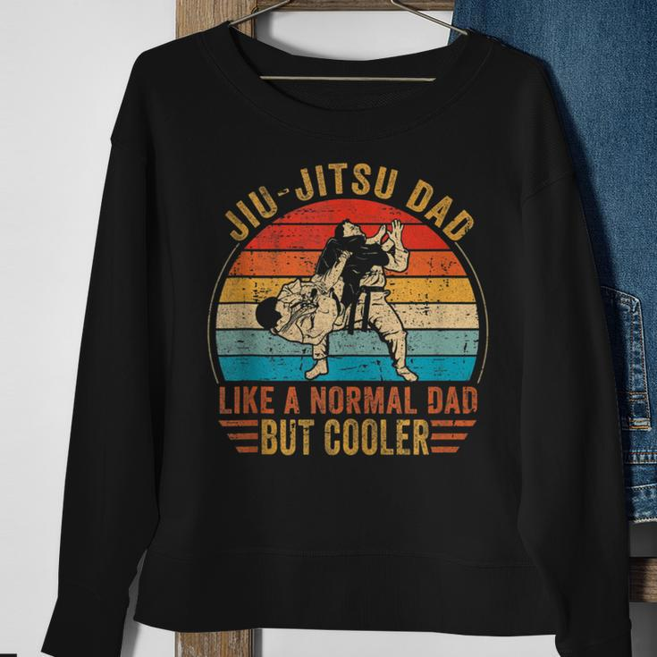 Retro Jiu Jitsu Dad Bjj Men Fathers Day Vintage Sweatshirt Gifts for Old Women