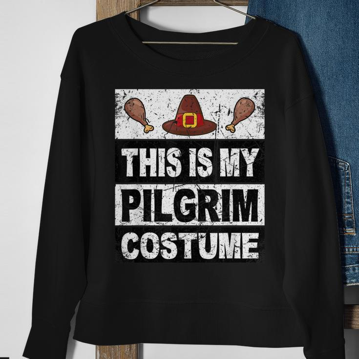 Retro Thanksgiving Pilgrim Costume Turkey Day Boys Sweatshirt Gifts for Old Women