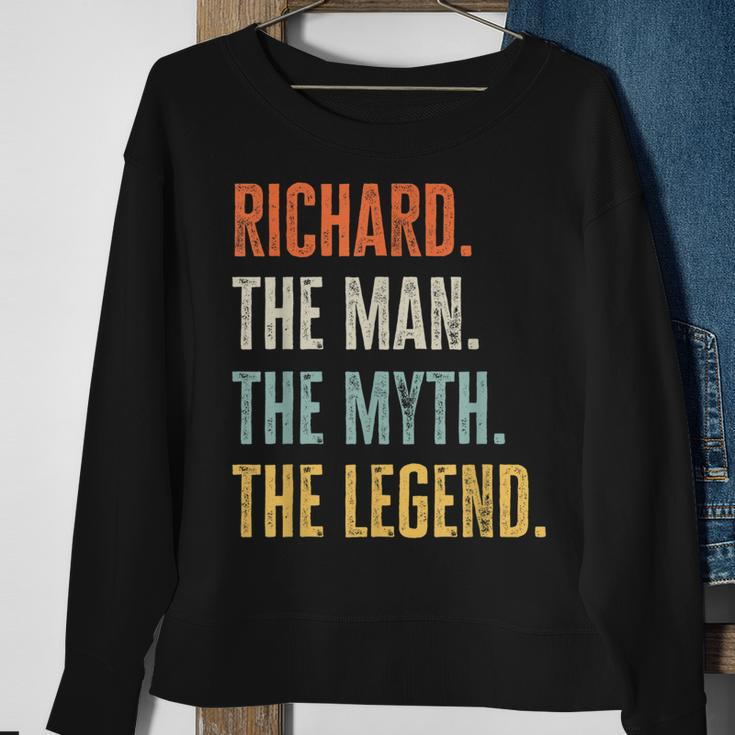 Richard The Best Man Myth Legend Funny Best Name Richard Sweatshirt Gifts for Old Women
