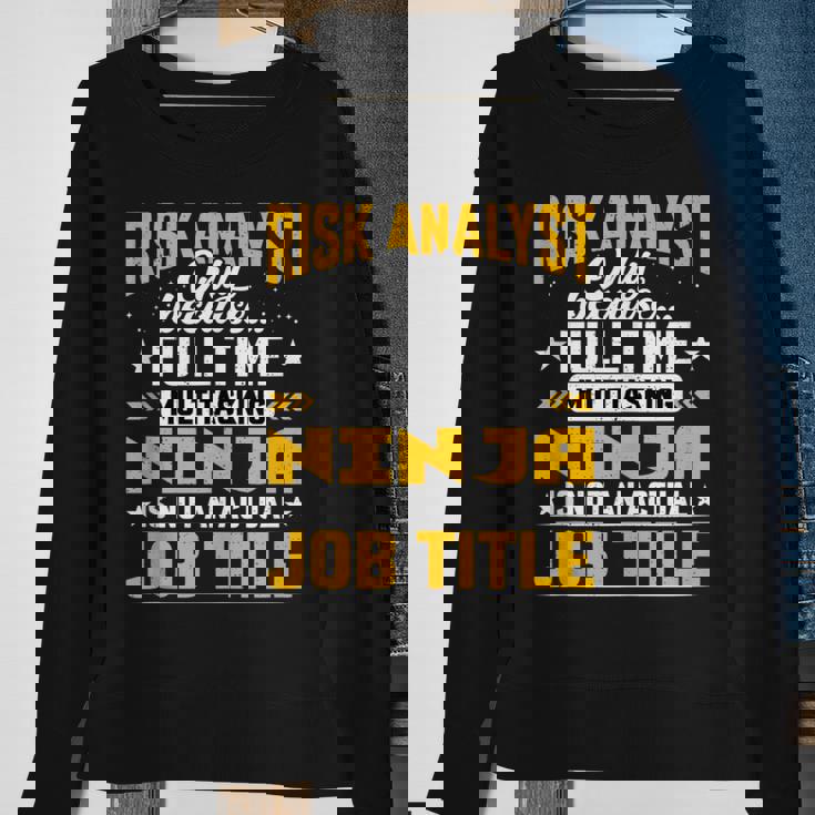Risk Analyst Job Title Risk Assessor Investigator Sweatshirt Gifts for Old Women Risk Analyst Job Title Risk Assessor Investigator Sweatshirt Gifts for Old Women
