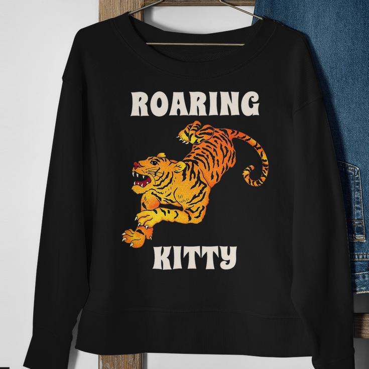 Roaring Kitty Dfv I Like The Stock To The Moon Sweatshirt Gifts for Old Women