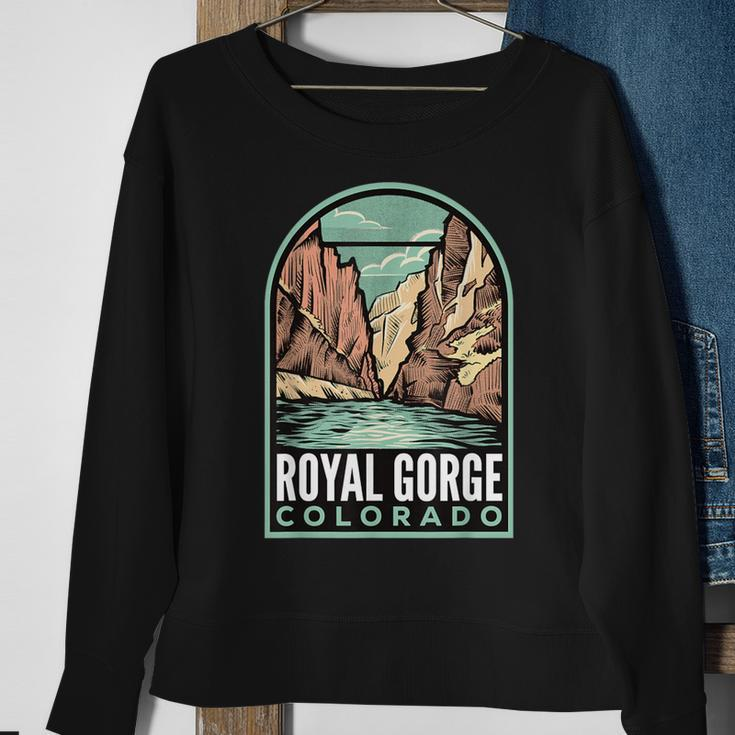 Royal Gorge Colorado Vintage Sweatshirt Gifts for Old Women