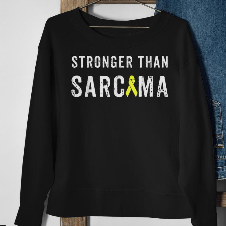 SarcomaBone Cancer Awareness Patient Gift Yellow Sweatshirt Gifts for Old Women