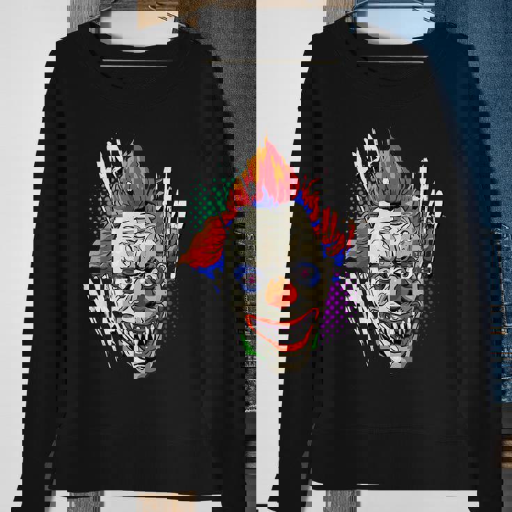 Scary Creepy Clown Laugh Horror Halloween Kids Men Costume Halloween Sweatshirt Gifts for Old Women