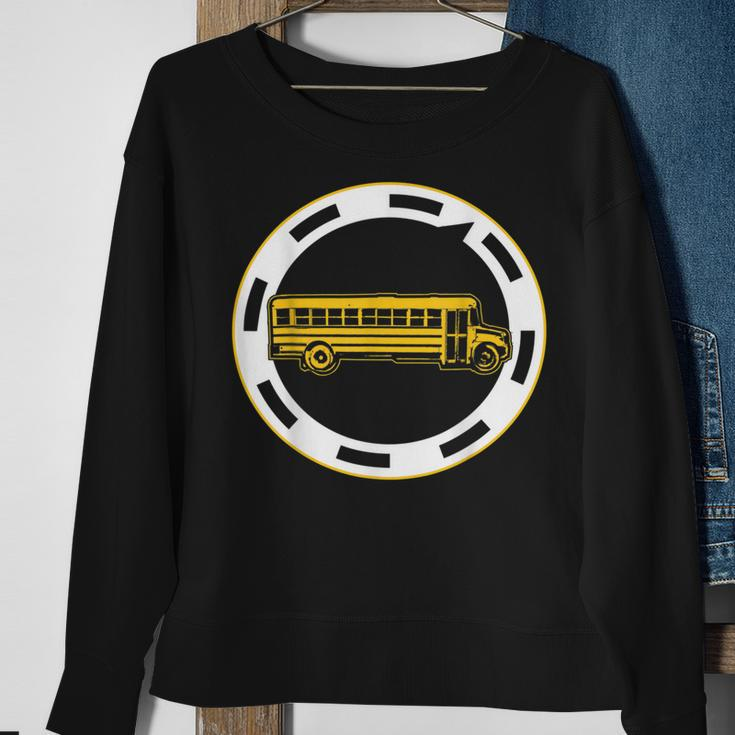 School Bus Driver Never Underestimate Grandpa Sweatshirt Gifts for Old Women
