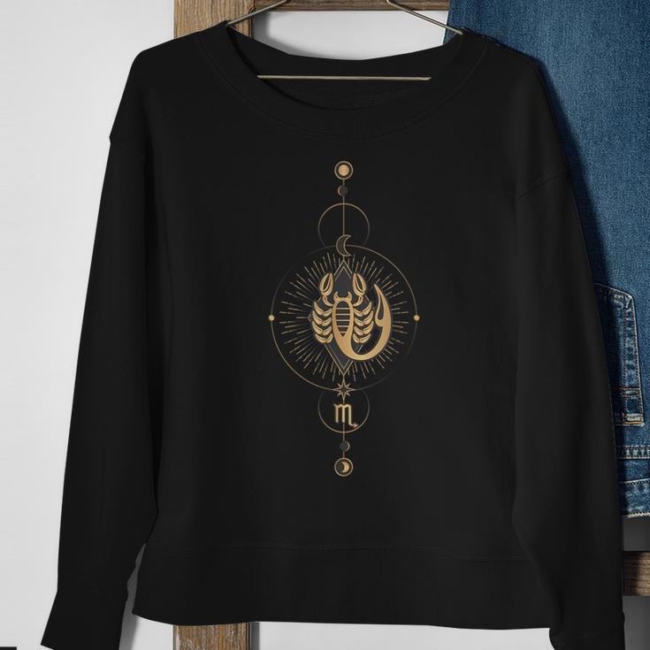Scorpio Zodiac Sign Symbol Cosmic Cool Astrology Lover Sweatshirt Gifts for Old Women