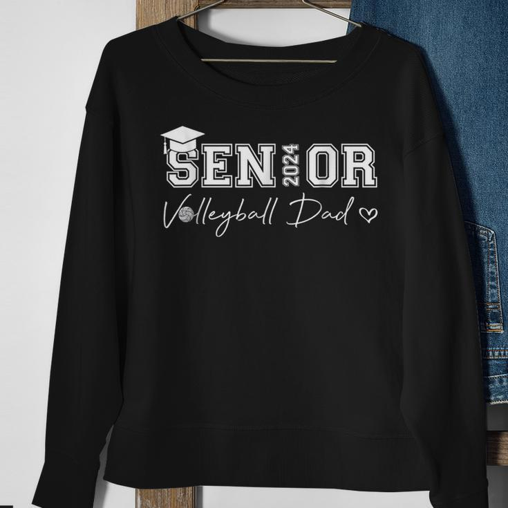 Senior 2024 Proud Volleyball Dad Of A Class Of 2024 Graduate Sweatshirt Gifts for Old Women