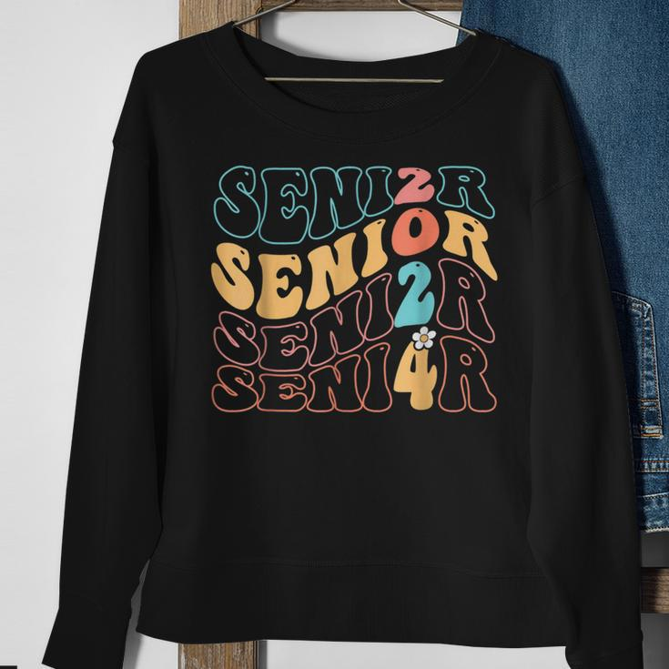 Senior 24 Graduation Class Of 2024 Cute Senior 2024 Sweatshirt Gifts for Old Women