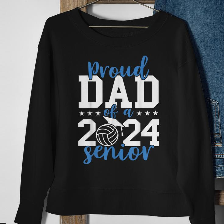 Senior Dad 2024 Volleyball Senior 2024 Class Of 2024 Sweatshirt Gifts for Old Women