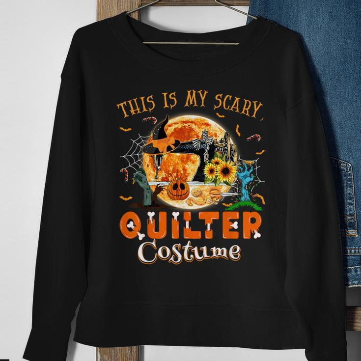 Sewing & Quilting This Is My Scary Quilter Costume Halloween Sweatshirt Gifts for Old Women