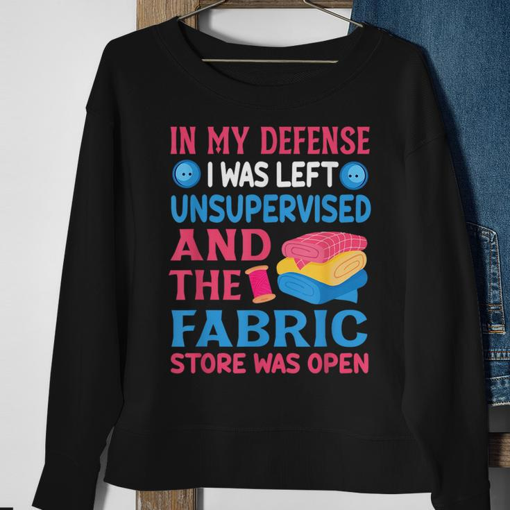 Sewing Quote Knitting Quilter Sew Craft Crafting Sweatshirt Gifts for Old Women