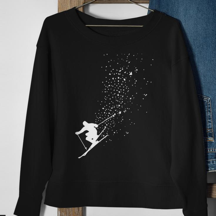 Ski Freestyle Skiing Freeski Winter Sports Skier Sweatshirt Gifts for Old Women
