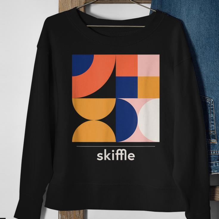 Skiffle Vintage Jazz Music Band Minimal Sweatshirt Gifts for Old Women