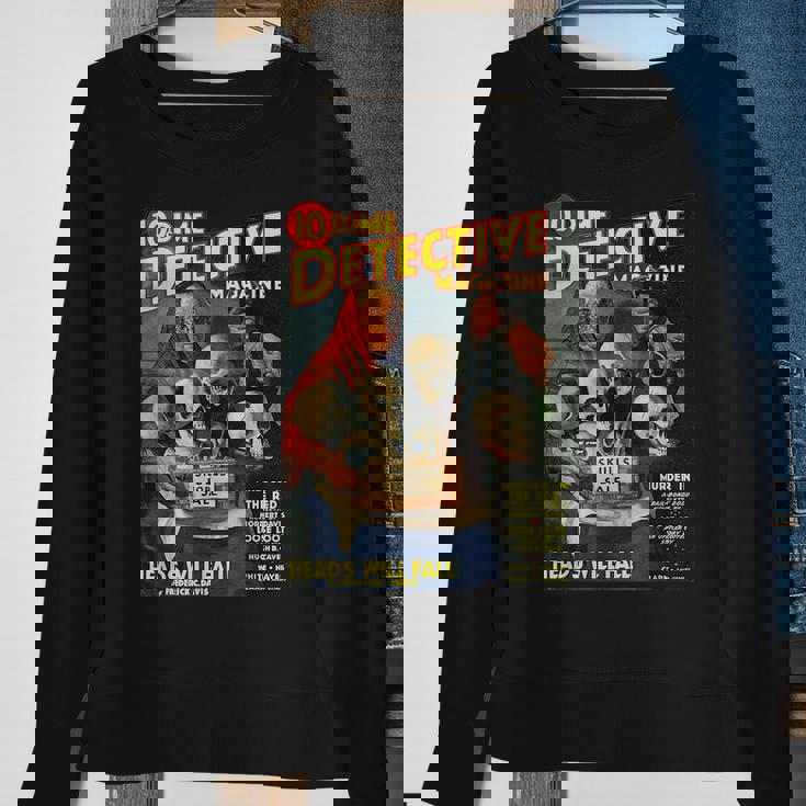 Skulls For Sale Detective Adventure Horror Comic Book Skulls Funny Gifts Sweatshirt Gifts for Old Women
