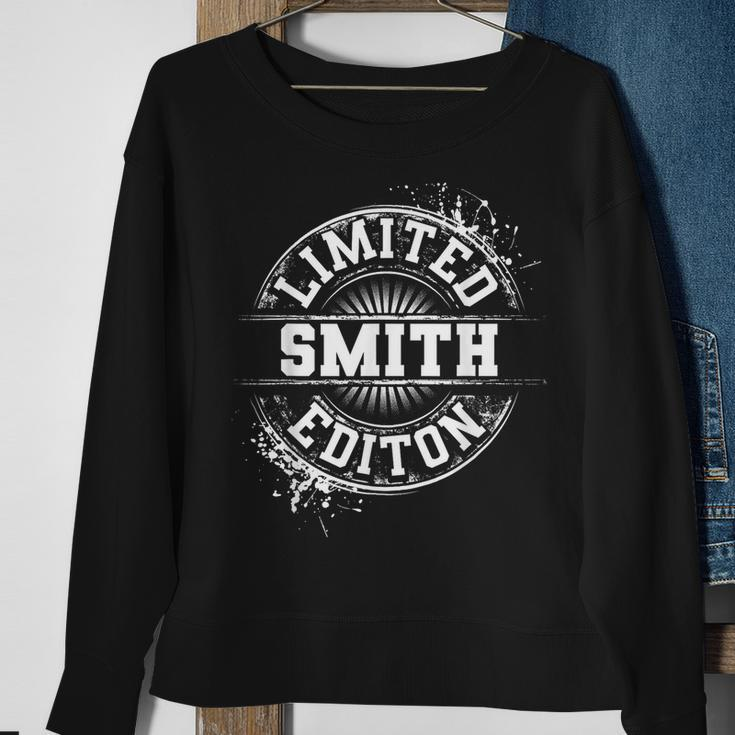 Smith Funny Surname Family Tree Birthday Reunion Gift Idea Sweatshirt Gifts for Old Women