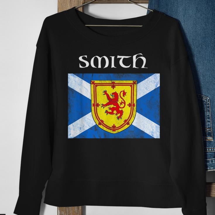 Smith Scottish Clan Name Gift Scotland Flag Festival Smith Funny Gifts Sweatshirt Gifts for Old Women
