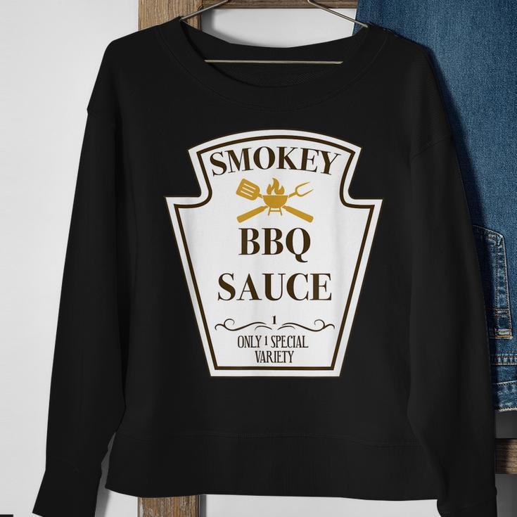 Smokey Bbq Sauce Condiment Family Halloween Costume Sweatshirt Gifts for Old Women