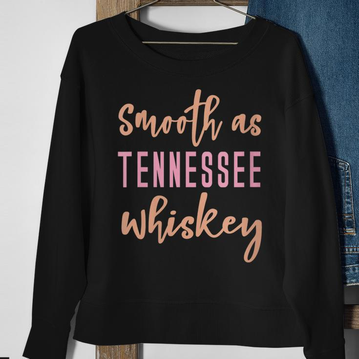 Smooth As Tennessee Whiskey Bride Bridesmaid Bridal Cowgirl Gift For Womens Sweatshirt Gifts for Old Women