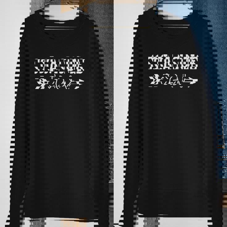 Social Studies Team Social Studies Crew Sweatshirt Gifts for Old Women