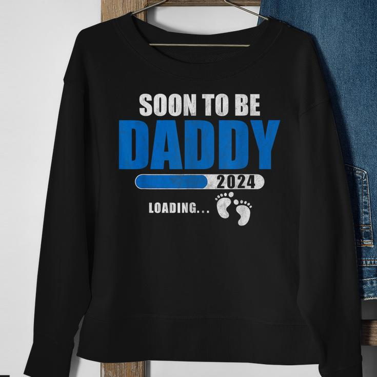 Soon To Be Daddy 2024 Est 2024 Fathers Day First Time Dad Sweatshirt Gifts for Old Women