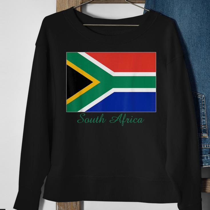 South Africa African Flag Souvenir Sweatshirt Gifts for Old Women