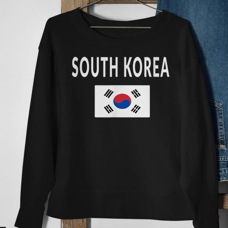 South Korea Korean Flag Souvenir Gift Seoul Sweatshirt Gifts for Old Women