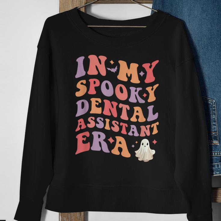 In My Spooky Dental Assistant Era Halloween Sweatshirt Gifts for Old Women