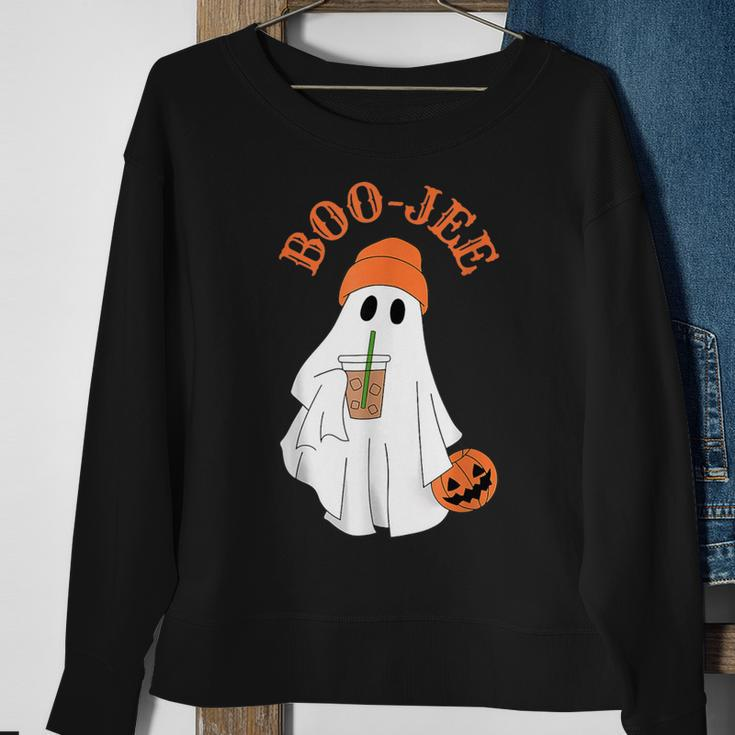Spooky Season Cute Boujee Ghost Halloween Costume Boo-Jee Sweatshirt Gifts for Old Women