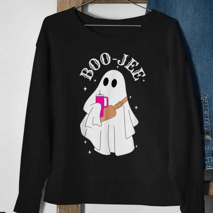 Spooky Season Cute Ghost Halloween Costume Boujee Boo-Jee Sweatshirt Gifts for Old Women