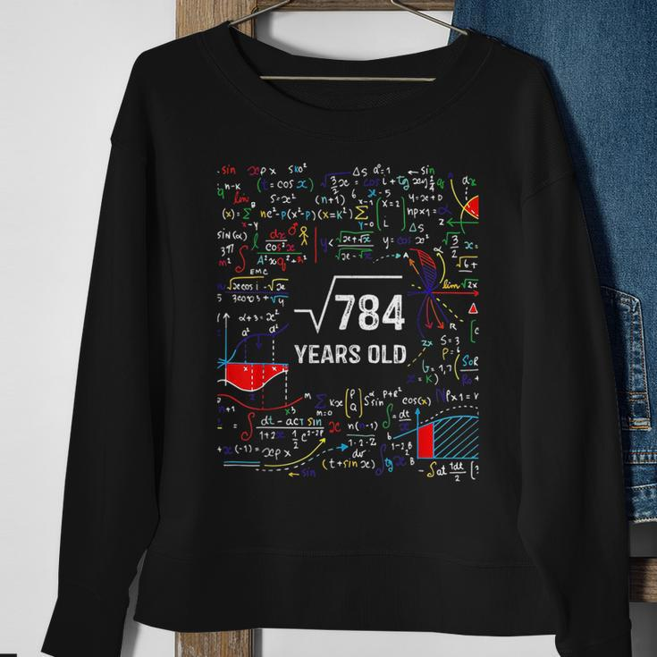 Square Root Of 784 28Th Birthday 28 Years Old Kid Gift Sweatshirt Gifts for Old Women