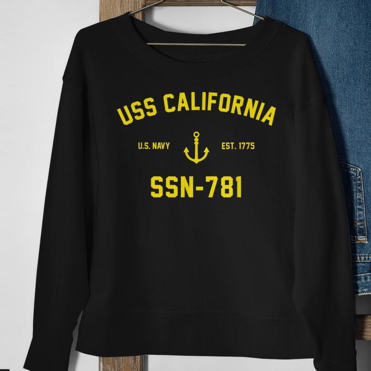 Ssn781 Uss California Sweatshirt Gifts for Old Women