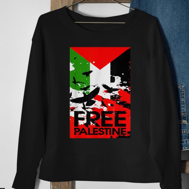 I Stand With Palestine For Their Freedom Free Palestine Sweatshirt Gifts for Old Women