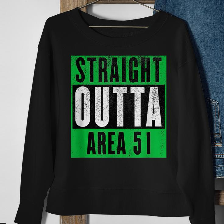 Straight Outta Area 51 | Funny Storm Area 51 Event Sweatshirt Gifts for Old Women