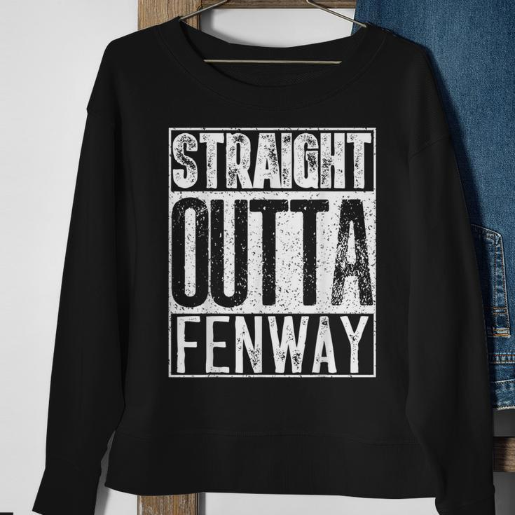 Straight Outta Fenway Cool Boston Sweatshirt Gifts for Old Women