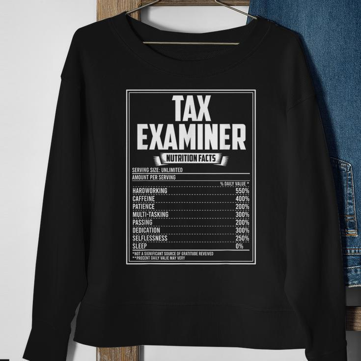 Tax Examiner Nutrition Facts Sweatshirt Gifts for Old Women