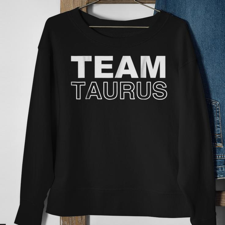 Team Taurus Zodiac Horoscope April May Birthday Sweatshirt Gifts for Old Women