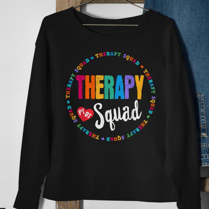 Therapy Squad Pt Ot Crew Occupational Therapist Week Team Sweatshirt Gifts for Old Women